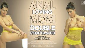 ”Ass Pumping loving mom Kate Jones gets double fucked in rough threesome”