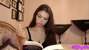 Latina Teen Mistress ignores you and smokes close-up