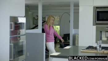 Blonde Kennedy Kressler Succumbs to a Massive Black Cock