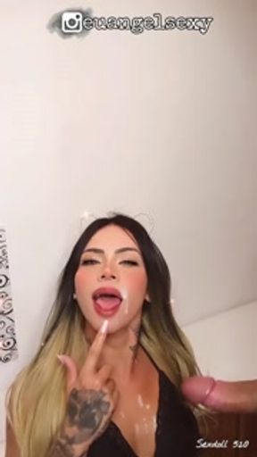 Сізге сүтті шоколад ұнай ма? Мен ыстық сперманы жақсы көремін - Sexdoll 520