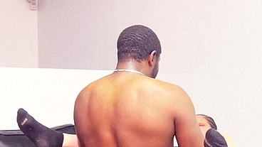 Hot mommy pawg MYSTIC makes a black cock cum all over her body
