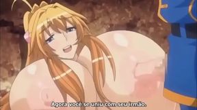 Huge-Busted Hentai Babe Fucks Her Heartbeat Out With Intense Nipple Action