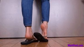 Sweaty Flip Flop Feet - 4K MP4