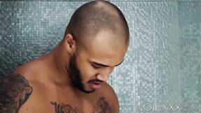 ”Tall muscled Pierce Paris & Jason Vario  each others cocks before ass fucking se”