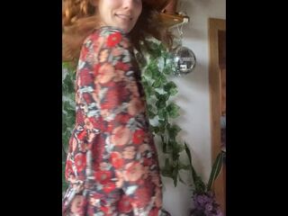 Slow turn, tight dress, and a glimpse of my ass just for you