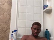 Hung Teen uses Tight Pussy in bath