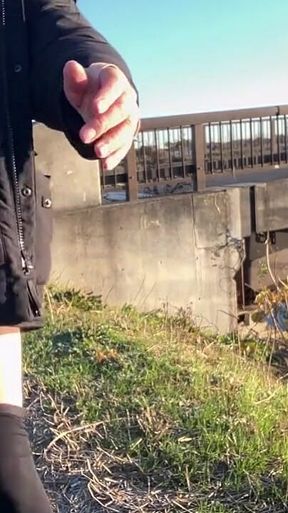 Self-training No. 37: Daily Morning Exposure Walk in Stockings Only