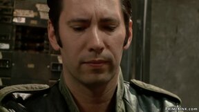 Gagged bound brunette rough ravaged