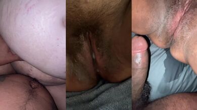 My wife gets bred until she's dripping swollen with his load