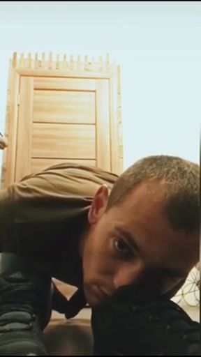 The Strict Master Ordered the Slave to Lick Dirty Sneakers