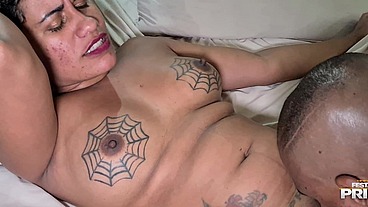 MORENA RABUDA DA PM E PRETO PAUZUDO