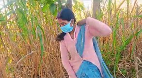 Village Sister in Law Fucked Field in Sugarcane Video