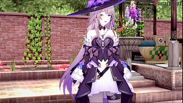 sexy witch Herta having sex for Reds - Honkai: Star Rail - RED - Full & POV on Sheer & PTRN: Fantasyking3