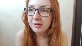 Chewing and crunching chips in a bra