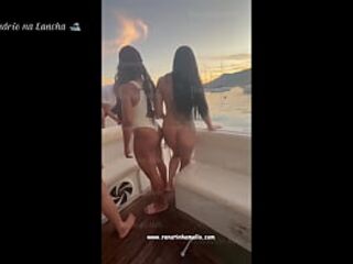 Celebrating naked with my friends was my favorite pastime.