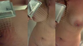 petite douche matinale ..