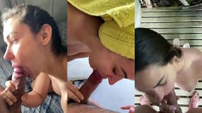 pov - compilacao de boquetes com gozada no meus seios !