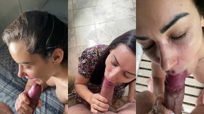 pov - compilacao de boquetes com gozada no meus seios !
