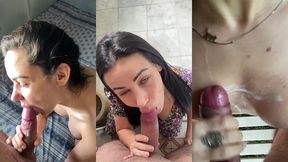 pov - compilacao de boquetes com gozada no meus seios !