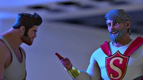 Sodomy Squad - Gay Superhero Battle Fucks Evil Stepbrother To Save City