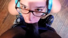 White Sluttress Devours Massive Black Dick&#x1F32D;