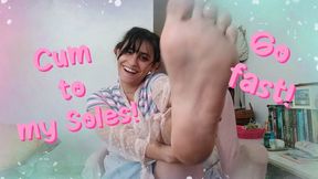 Cum to my Soles, Quick!