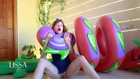 I Am the Prey of a Giant Inflatable Snake