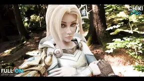 Sexy girl with huge natural tits and tightest pussy