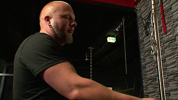 Babe getting tied up and slaved in a crazy wild BDSM session