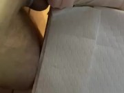 Flashlight fuck and Cum