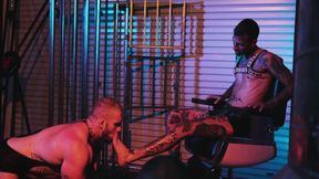 Master Ryan Sebastian Dominates Muscled Sub Davin Strong
