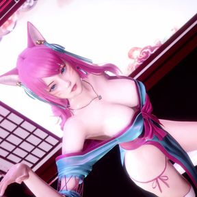 IU - LILAC Spirit Blossom Ahri Sexy Kpop Dance League Of Legends Uncensored Hentai