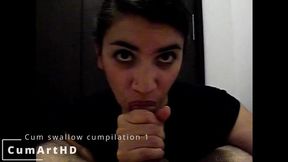 Cum Swallow Cumpilation 1
