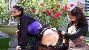 Cowgirl gets her tight pussy squirted in hardcore anal