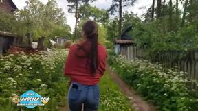 Zeigte Den Passanten Brueste Und Gab Ihm Blowjob