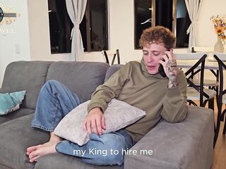 bulky little doxy does abode calls in a red costume - emilyfoxxx