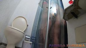 farra no banheiro com dois amigos - mirella montana - binho ted