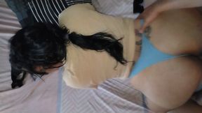 Impregnating My Mexican Wife in Front of the Mirror I Step on Her Head