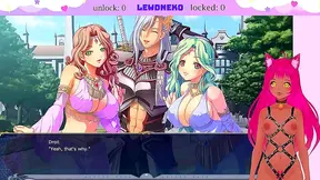 Nekos Busty Live Fantasy Unfolds in Steamy VTuber Roleplay