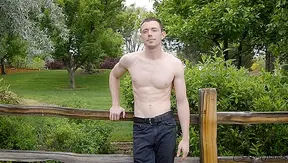 Hard Hung Ripped Twink JERKS OFF Thick Meat—CorbinFishers Hottest Scene 18+