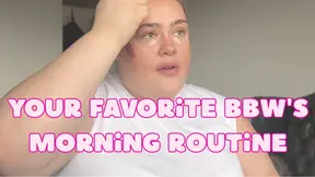 Big boob BBW Emma's morning after routine