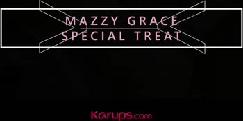 Mazzy Grace Teases with Her Hairy Solo Fun