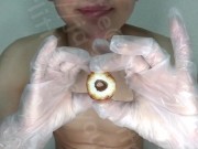 Naked Eating Masturbation Part16 Sample 【gay】【boy】【cute】【food】【hand job】【 male moaning】【 cum eating】