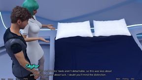 Stranded in Space #02 - Horny Black Girl Zarah Is Waiting for Me in My Bed