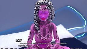 Stranded in Space #02 - Horny Black Girl Zarah Is Waiting for Me in My Bed