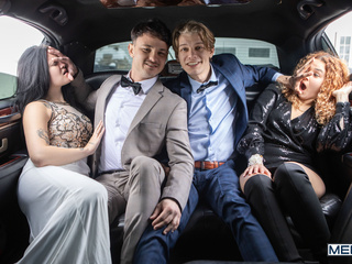 Limo Ride to Prom Gets Wild: Secret Boyfriends Hook Up in Backseat!