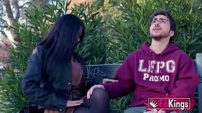 ROOKIE HUNT for a divorced MILF! Sucking cocks in the street