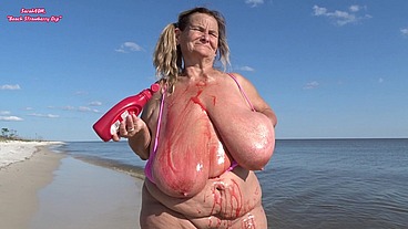 Beach Strawberry Dip (includes 133 photos)