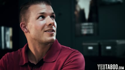 Desperate Asian MILF teacher convinces a student to knock her up