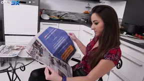 Amirah Adara paired up Shalina Devine and the lucky guy for a quick fuck